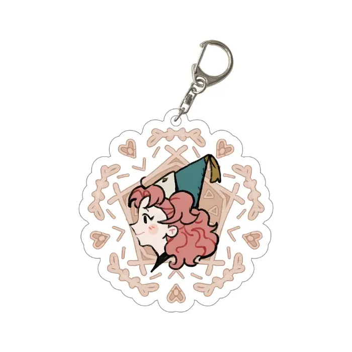 Charm Anime Witch Hat Atelier Keychain Acrylic Stand Model Cosplay Characters Ornament Custom Charm Phone Personalized, Keychain, Mô Hình Đứng Standee Anime, In 2 Mặt, Cao 6cm, Trang Trí Decor Bàn Học, Balo 2 Charm Anime Witch Hat Atelier Keychain Acrylic Stand Model Cosplay Characters Ornament Custom Charm Phone Personalized, Keychain, Mô Hình Đứng Standee Anime, In 2 Mặt, Cao 6cm, Trang Trí Decor Bàn Học, Balo - Ảnh 2
