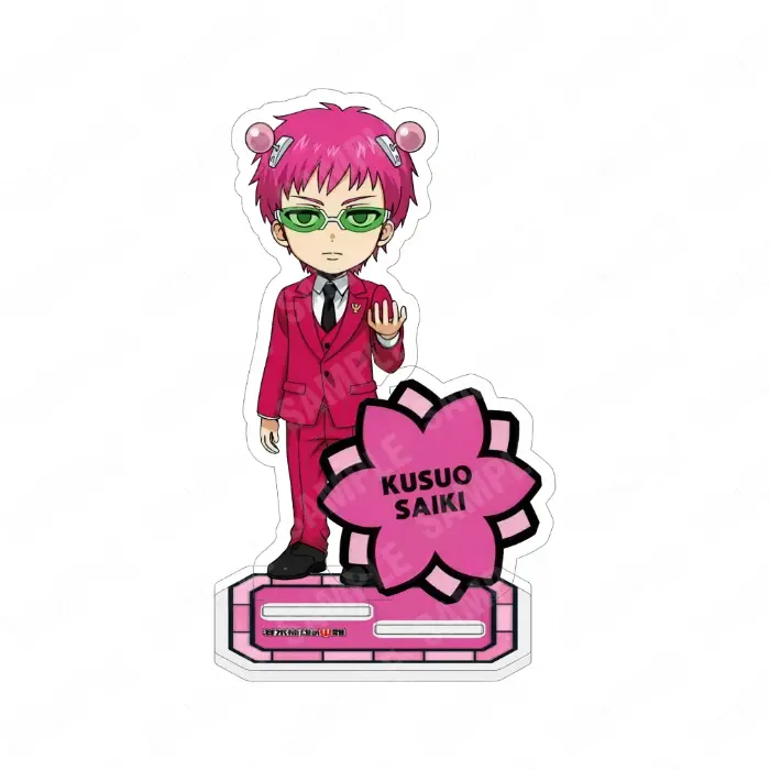 Chibi Flower Ver. Saiki K. Double Insert Acrylic Stand Keychain Kusuo Kaidou Anime Custom Charm Phone Personalized, Keychain, Mô Hình Đứng Standee Anime, In 2 Mặt, Cao 6cm, Trang Trí Decor Bàn Học, Balo 2 Chibi Flower Ver. Saiki K. Double Insert Acrylic Stand Keychain Kusuo Kaidou Anime Custom Charm Phone Personalized, Keychain, Mô Hình Đứng Standee Anime, In 2 Mặt, Cao 6cm, Trang Trí Decor Bàn Học, Balo - Ảnh 2