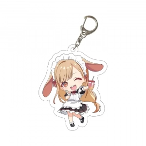 Chrono Kaguya Acrylic Stand Keychain Double Sided Cute Kawaii Cafe Maid Chibi Desk Custom Charm Phone Personalized, Keychain, Mô Hình Đứng Standee Anime,  In 2 Mặt, Cao 6cm, Trang Trí Decor Bàn Học, Balo