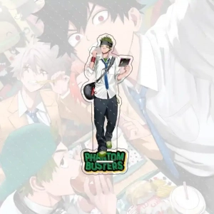Comic Phantom Busters Acrylic Anime Stand 1 Character Action Model Desktop Decoration Custom Charm Phone Personalized, Keychain, Mô Hình Đứng Standee Anime, In 2 Mặt, Cao 6cm, Trang Trí Decor Bàn Học, Balo