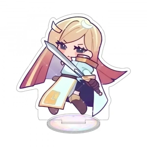 Cookie Run Kingdom Shadow Milk Acrylic Stand Figure Anime Chibi Desk Ornament Cookie Model Custom Charm Phone Personalized, Keychain, Mô Hình Đứng Standee Anime, In 2 Mặt, Cao 6cm, Trang Trí Decor Bàn Học, Balo