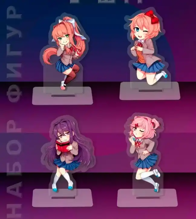 Cute Acrylic Figure Standee Set For Doki Doki Literature Club!sayori Yuri Monika Natsuki Custom Charm Phone Personalized, Keychain, Mô Hình Đứng Standee Anime, In 2 Mặt, Cao 6cm, Trang Trí Decor Bàn Học, Balo 5 Cute Acrylic Figure Standee Set For Doki Doki Literature Club!sayori Yuri Monika Natsuki Custom Charm Phone Personalized, Keychain, Mô Hình Đứng Standee Anime, In 2 Mặt, Cao 6cm, Trang Trí Decor Bàn Học, Balo - Ảnh 5