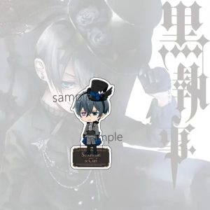Cute Anime Black Butler Gothic Style Acrylic Stand Figure Tsunayoshi Mukuro Hayato Custom Charm Phone Personalized, Keychain, Mô Hình Đứng Standee Anime,  In 2 Mặt, Cao 6cm, Trang Trí Decor Bàn Học, Balo