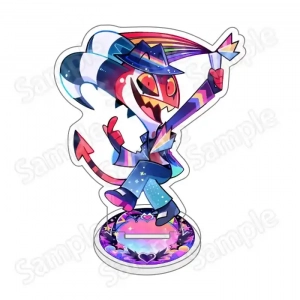Cute Anime Hazbin Hotel Helluva Boss Acrylic Stand Figure Keychain Cartoon Character Custom Charm Phone Personalized, Keychain, Mô Hình Đứng Standee Anime,  In 2 Mặt, Cao 6cm, Trang Trí Decor Bàn Học, Balo