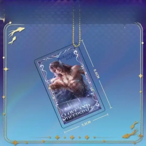 Cute Game Love And Deepspace Cartoon Figures Rafayel Qiyi Cosplay Quicksand Key Chain Acrylic Custom Charm Phone Personalized, Keychain, Mô Hình Đứng Standee Anime, In 2 Mặt, Cao 6cm, Trang Trí Decor Bàn Học, Balo