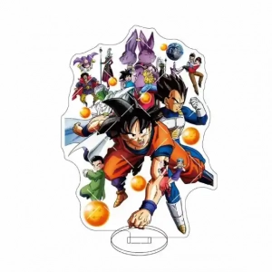 Db Super Saiyan Anime Figure Keyring Daily Accessory Standee Orange Outfit Saiyan Character Custom Charm Phone Personalized, Keychain, Mô Hình Đứng Standee Anime, In 2 Mặt, Cao 6cm, Trang Trí Decor Bàn Học, Balo