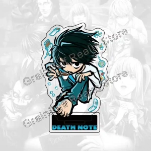 Death Note Acrylic Stand & Keychain, Light Yagami L Misa Ryuk Chibi Figure, Death Note Manga Custom Charm Phone Personalized, Keychain, Mô Hình Đứng Standee Anime, In 2 Mặt, Cao 6cm, Trang Trí Decor Bàn Học, Balo
