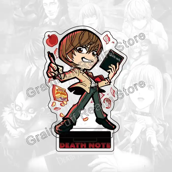 Death Note Acrylic Stand & Keychain, Light Yagami L Misa Ryuk Chibi Figure, Death Note Manga Custom Charm Phone Personalized, Keychain, Mô Hình Đứng Standee Anime, In 2 Mặt, Cao 6cm, Trang Trí Decor Bàn Học, Balo 2 Death Note Acrylic Stand & Keychain, Light Yagami L Misa Ryuk Chibi Figure, Death Note Manga Custom Charm Phone Personalized, Keychain, Mô Hình Đứng Standee Anime, In 2 Mặt, Cao 6cm, Trang Trí Decor Bàn Học, Balo - Ảnh 2