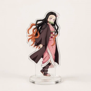 Demon Slayer Kimetsu No Yaiba Acrylic Stand Model Plate Anime Character Figure Desk Ornament Custom Charm Phone Personalized, Keychain, Mô Hình Đứng Standee Anime,  In 2 Mặt, Cao 6cm, Trang Trí Decor Bàn Học, Balo