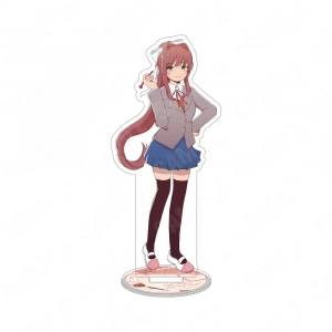 Doki Doki Literature Club! 1 Acrylic Stand Keychain Monika Sayori Natsuki Yuri School Custom Charm Phone Personalized, Keychain, Mô Hình Đứng Standee Anime, In 2 Mặt, Cao 6cm, Trang Trí Decor Bàn Học, Balo