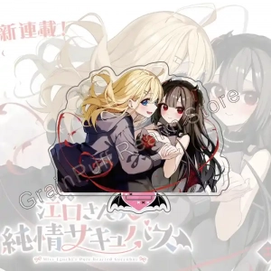 Eguchi-san Chi No Junjou Succubus Acrylic Standee Yuri Anime Figure Girls Love Merch Desk Custom Charm Phone Personalized, Keychain, Mô Hình Đứng Standee Anime, In 2 Mặt, Cao 6cm, Trang Trí Decor Bàn Học, Balo