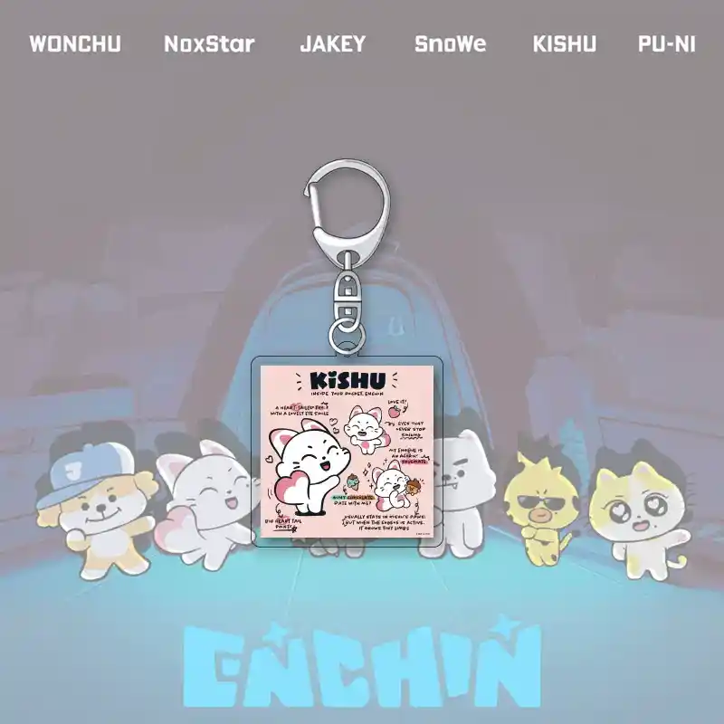 En Group Lovely Q Version Cartoon Animal Character Keychain Acrylic Stand Bag Pendant Desktop Custom Charm Phone Personalized, Keychain, Mô Hình Đứng Standee Anime, In 2 Mặt, Cao 6cm, Trang Trí Decor Bàn Học, Balo 2 En Group Lovely Q Version Cartoon Animal Character Keychain Acrylic Stand Bag Pendant Desktop Custom Charm Phone Personalized, Keychain, Mô Hình Đứng Standee Anime, In 2 Mặt, Cao 6cm, Trang Trí Decor Bàn Học, Balo - Ảnh 2
