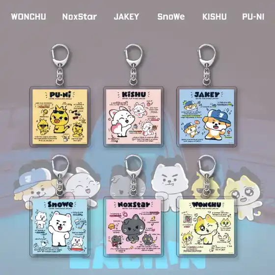 En Group Lovely Q Version Cartoon Animal Character Keychain Acrylic Stand Bag Pendant Desktop Custom Charm Phone Personalized, Keychain, Mô Hình Đứng Standee Anime, In 2 Mặt, Cao 6cm, Trang Trí Decor Bàn Học, Balo 7 En Group Lovely Q Version Cartoon Animal Character Keychain Acrylic Stand Bag Pendant Desktop Custom Charm Phone Personalized, Keychain, Mô Hình Đứng Standee Anime, In 2 Mặt, Cao 6cm, Trang Trí Decor Bàn Học, Balo - Ảnh 7