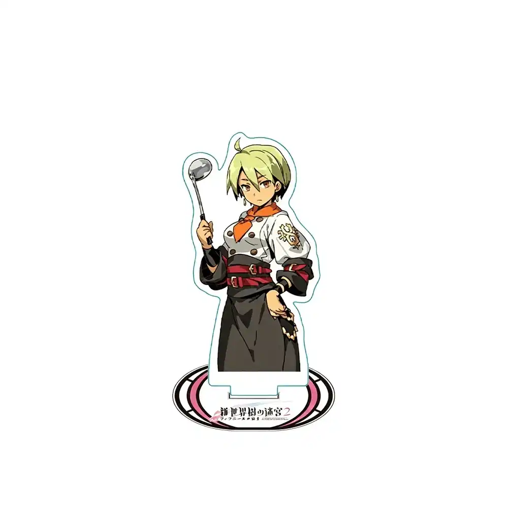 Etrian Odyssey 2 Acrylic Stand Keychain Chef Outfit Anime Girl Figure Desk Decor Custom Charm Phone Personalized, Keychain, Mô Hình Đứng Standee Anime, In 2 Mặt, Cao 6cm, Trang Trí Decor Bàn Học, Balo 2 Etrian Odyssey 2 Acrylic Stand Keychain Chef Outfit Anime Girl Figure Desk Decor Custom Charm Phone Personalized, Keychain, Mô Hình Đứng Standee Anime, In 2 Mặt, Cao 6cm, Trang Trí Decor Bàn Học, Balo - Ảnh 2