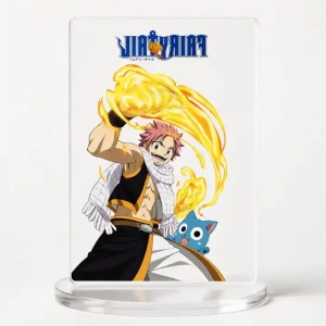 Fairy Tail Chibi Acrylic Stand Model Plate Set Anime Character Desktop Collectible Ornament Custom Charm Phone Personalized, Keychain, Mô Hình Đứng Standee Anime, In 2 Mặt, Cao 6cm, Trang Trí Decor Bàn Học, Balo