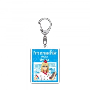 Fate Strange Fake Ayaka Sajyou Acrylic Stand Keychain Anime Figure Desk Decor Kawaii Custom Charm Phone Personalized, Keychain, Mô Hình Đứng Standee Anime, In 2 Mặt, Cao 6cm, Trang Trí Decor Bàn Học, Balo