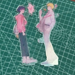 For Mob Psycho 100 Anime Peripherals Shigeo Kageyama Arataka Reigen Acrylic Standee Custom Charm Phone Personalized, Keychain, Mô Hình Đứng Standee Anime, In 2 Mặt, Cao 6cm, Trang Trí Decor Bàn Học, Balo