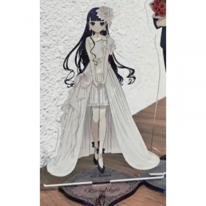 Fox Maid Acrylic Signboard High Aesthetic Stand Desktop Ornament Standing Plate Decoration Custom Charm Phone Personalized, Keychain, Mô Hình Đứng Standee Anime, In 2 Mặt, Cao 6cm, Trang Trí Decor Bàn Học, Balo