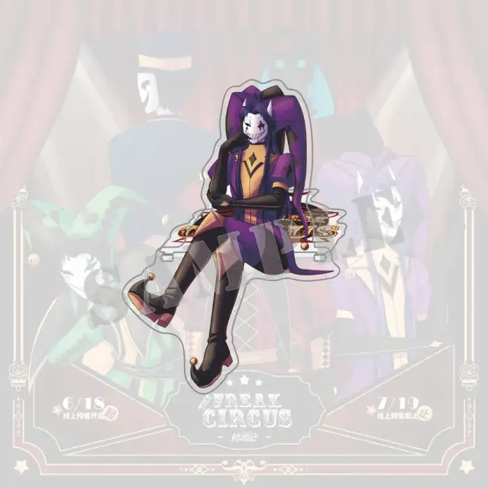 Freak Circus Acrylic Stand, Dark Gothic Jester Figure Standee, Harlequin Clown Mask Creepy Custom Charm Phone Personalized, Keychain, Mô Hình Đứng Standee Anime, In 2 Mặt, Cao 6cm, Trang Trí Decor Bàn Học, Balo 6 Freak Circus Acrylic Stand, Dark Gothic Jester Figure Standee, Harlequin Clown Mask Creepy Custom Charm Phone Personalized, Keychain, Mô Hình Đứng Standee Anime, In 2 Mặt, Cao 6cm, Trang Trí Decor Bàn Học, Balo - Ảnh 6