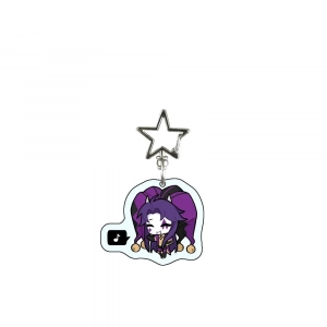 Freak Circus Pierrot Acrylic Stand Keychain Anime Game Character Bag Charm Pendant Otaku Custom Charm Phone Personalized, Keychain, Mô Hình Đứng Standee Anime, In 2 Mặt, Cao 6cm, Trang Trí Decor Bàn Học, Balo