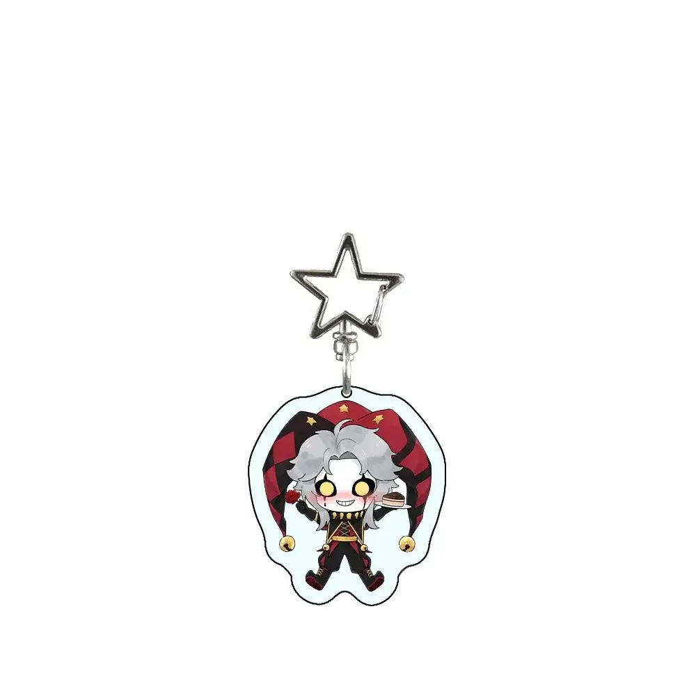 Freak Circus Pierrot Acrylic Stand Keychain Anime Game Character Bag Charm Pendant Otaku Custom Charm Phone Personalized, Keychain, Mô Hình Đứng Standee Anime, In 2 Mặt, Cao 6cm, Trang Trí Decor Bàn Học, Balo 2 Freak Circus Pierrot Acrylic Stand Keychain Anime Game Character Bag Charm Pendant Otaku Custom Charm Phone Personalized, Keychain, Mô Hình Đứng Standee Anime, In 2 Mặt, Cao 6cm, Trang Trí Decor Bàn Học, Balo - Ảnh 2