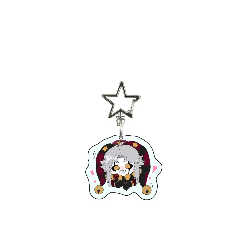 Freak Circus Pierrot Acrylic Stand Keychain Anime Game Character Bag Charm Pendant Otaku Custom Charm Phone Personalized, Keychain, Mô Hình Đứng Standee Anime, In 2 Mặt, Cao 6cm, Trang Trí Decor Bàn Học, Balo 4 Freak Circus Pierrot Acrylic Stand Keychain Anime Game Character Bag Charm Pendant Otaku Custom Charm Phone Personalized, Keychain, Mô Hình Đứng Standee Anime, In 2 Mặt, Cao 6cm, Trang Trí Decor Bàn Học, Balo - Ảnh 4