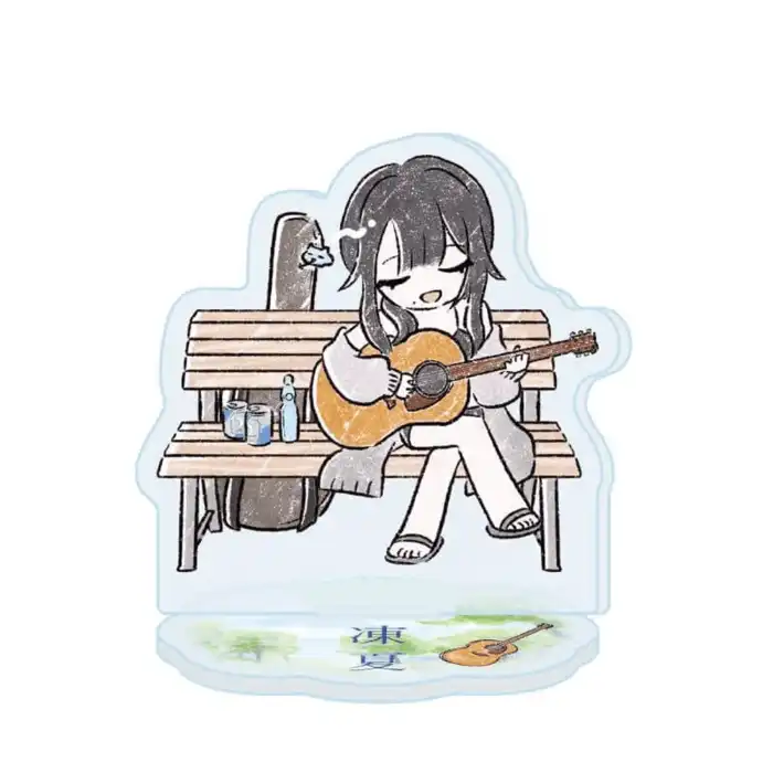 Frozen Summer Acrylic Stand Keychain Chibi Sketch Girl Park Bench Acoustic Guitar Drink Custom Charm Phone Personalized, Keychain, Mô Hình Đứng Standee Anime, In 2 Mặt, Cao 6cm, Trang Trí Decor Bàn Học, Balo 2 Frozen Summer Acrylic Stand Keychain Chibi Sketch Girl Park Bench Acoustic Guitar Drink Custom Charm Phone Personalized, Keychain, Mô Hình Đứng Standee Anime, In 2 Mặt, Cao 6cm, Trang Trí Decor Bàn Học, Balo - Ảnh 2