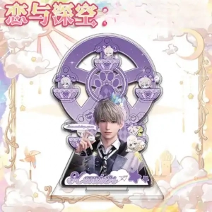 Fun Game Love And Deep Space Qin Che Qi Yu Cartoon Cute Sylus Calbe Stand Ornaments 2d Custom Charm Phone Personalized, Keychain, Mô Hình Đứng Standee Anime, In 2 Mặt, Cao 6cm, Trang Trí Decor Bàn Học, Balo