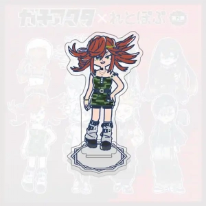Gachiakuta X Retopopu Vol.2 Acrylic Stand & Keychain, Rudo Enjin Zanka Figure, Retro-pop Custom Charm Phone Personalized, Keychain, Mô Hình Đứng Standee Anime, In 2 Mặt, Cao 6cm, Trang Trí Decor Bàn Học, Balo