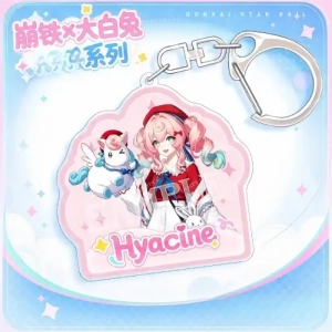 Game Acrylic Pendant Honkai: Star Rail‌ Hyacine Anaxagoras Badge Pin Standing Sign Custom Charm Phone Personalized, Keychain, Mô Hình Đứng Standee Anime,  In 2 Mặt, Cao 6cm, Trang Trí Decor Bàn Học, Balo