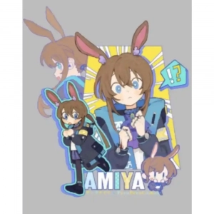Game Arknights Surrounding Anime Figure Amiya Wiš'adel Acrylic Stand Model Display Goods Desk Custom Charm Phone Personalized, Keychain, Mô Hình Đứng Standee Anime,  In 2 Mặt, Cao 6cm, Trang Trí Decor Bàn Học, Balo