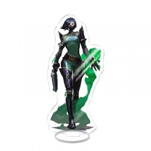 Game Figure Valorant Sage Killjoy Jett Sova Cypher Salvia Acrylic Stand Model Plate Desk Custom Charm Phone Personalized, Keychain, Mô Hình Đứng Standee Anime,  In 2 Mặt, Cao 6cm, Trang Trí Decor Bàn Học, Balo