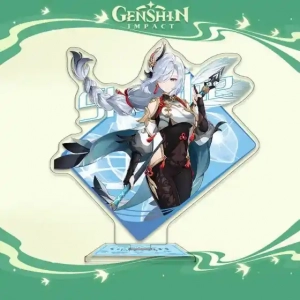 Game Figures Yaoyao Baizhu Ganyu Xiao Diluc Wanderer Scaramouche Tighnari Kaveh Acrylic Stand Custom Charm Phone Personalized, Keychain, Mô Hình Đứng Standee Anime, In 2 Mặt, Cao 6cm, Trang Trí Decor Bàn Học, Balo