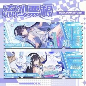 Game Honkai Impact 3rd Elysia Double-sided Pattern Beautiful Waterfall Quicksand Ticket Stand Custom Charm Phone Personalized, Keychain, Mô Hình Đứng Standee Anime, In 2 Mặt, Cao 6cm, Trang Trí Decor Bàn Học, Balo