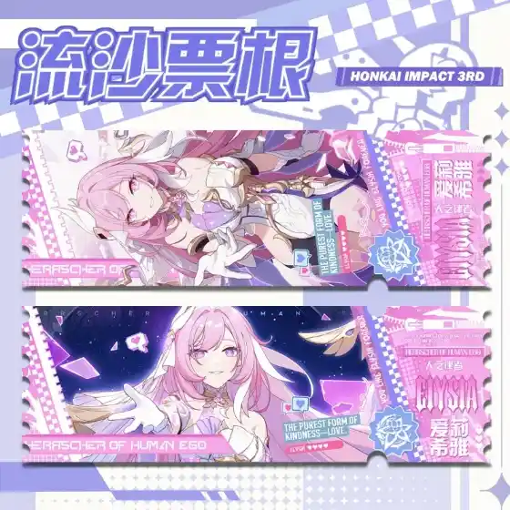 Game Honkai Impact 3rd Elysia Double-sided Pattern Beautiful Waterfall Quicksand Ticket Stand Custom Charm Phone Personalized, Keychain, Mô Hình Đứng Standee Anime, In 2 Mặt, Cao 6cm, Trang Trí Decor Bàn Học, Balo 3 Game Honkai Impact 3rd Elysia Double-sided Pattern Beautiful Waterfall Quicksand Ticket Stand Custom Charm Phone Personalized, Keychain, Mô Hình Đứng Standee Anime, In 2 Mặt, Cao 6cm, Trang Trí Decor Bàn Học, Balo - Ảnh 3