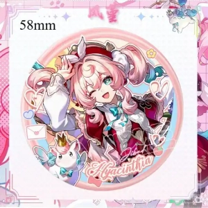 Game Honkaiing Star Rail Figure Hyacine Hyacinthia Acrylic Stand Desk Decor Standing Sign Custom Charm Phone Personalized, Keychain, Mô Hình Đứng Standee Anime, In 2 Mặt, Cao 6cm, Trang Trí Decor Bàn Học, Balo