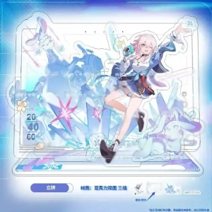 Game Honkai:star Rail Original Cyrene Phainon Acrylic Figure Stand Model Plate Desk Decor Custom Charm Phone Personalized, Keychain, Mô Hình Đứng Standee Anime, In 2 Mặt, Cao 6cm, Trang Trí Decor Bàn Học, Balo
