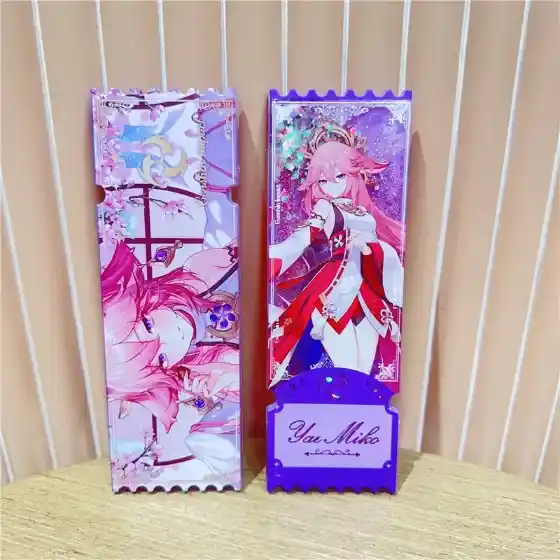 Game Impact 79 Characters Double-sided Pattern Beautiful Waterfall Quicksand Ticket Stand Custom Charm Phone Personalized, Keychain, Mô Hình Đứng Standee Anime, In 2 Mặt, Cao 6cm, Trang Trí Decor Bàn Học, Balo 4 Game Impact 79 Characters Double-sided Pattern Beautiful Waterfall Quicksand Ticket Stand Custom Charm Phone Personalized, Keychain, Mô Hình Đứng Standee Anime, In 2 Mặt, Cao 6cm, Trang Trí Decor Bàn Học, Balo - Ảnh 4