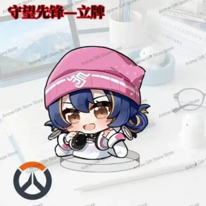Game Overwatch Acrylic Stand Cartoon Figure Display Anime Collection Desk Ornament Toys Model Custom Charm Phone Personalized, Keychain, Mô Hình Đứng Standee Anime,  In 2 Mặt, Cao 6cm, Trang Trí Decor Bàn Học, Balo