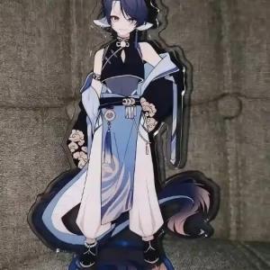 Game Yuan Shen Wanderer Anime Acrylic Stand Brand Character Ornaments Desktop Decoration Custom Charm Phone Personalized, Keychain, Mô Hình Đứng Standee Anime,  In 2 Mặt, Cao 6cm, Trang Trí Decor Bàn Học, Balo