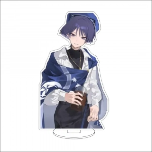 Genshin Impact Doujin Wanderer Scaramouche Anime Character Acrylic Stand Cute Desktop Display Custom Charm Phone Personalized, Keychain, Mô Hình Đứng Standee Anime, In 2 Mặt, Cao 6cm, Trang Trí Decor Bàn Học, Balo