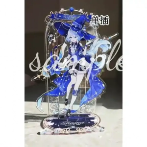 Genshin Impact Focalors Magical Girl Acrylic Figure Stand Model Plate Diy Desk Decor Custom Charm Phone Personalized, Keychain, Mô Hình Đứng Standee Anime,  In 2 Mặt, Cao 6cm, Trang Trí Decor Bàn Học, Balo