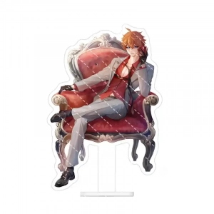 Genshin Impact Game Peripheral Acrylic Stand Model Plate Diluc Tartaglia Zhongli Friends Girl Custom Charm Phone Personalized, Keychain, Mô Hình Đứng Standee Anime, In 2 Mặt, Cao 6cm, Trang Trí Decor Bàn Học, Balo