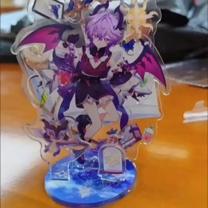 Genshin Impact Little Demon Durin Three Insertion Acrylic Figure Stand Model Plate Desk Diy Custom Charm Phone Personalized, Keychain, Mô Hình Đứng Standee Anime,  In 2 Mặt, Cao 6cm, Trang Trí Decor Bàn Học, Balo