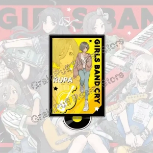 Girls Band Cry Acrylic Stand | Nina Momoka Subaru Tomo Rupa Band Ver. Figure | Premium Custom Charm Phone Personalized, Keychain, Mô Hình Đứng Standee Anime, In 2 Mặt, Cao 6cm, Trang Trí Decor Bàn Học, Balo