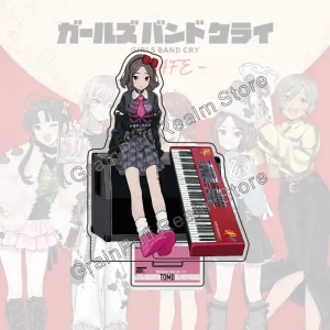 Girls Band Cry Anime Acrylic Standee Figures – Nina Momoka Subaru Tomo Rupa Band Series Desk Custom Charm Phone Personalized, Keychain, Mô Hình Đứng Standee Anime, In 2 Mặt, Cao 6cm, Trang Trí Decor Bàn Học, Balo