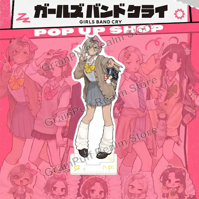 Girls Band Cry Latest Acrylic Standee Casual Style, Hand V Sign, Featuring Nina, Subaru, Custom Charm Phone Personalized, Keychain, Mô Hình Đứng Standee Anime, In 2 Mặt, Cao 6cm, Trang Trí Decor Bàn Học, Balo 1 Girls Band Cry Latest Acrylic Standee Casual Style, Hand V Sign, Featuring Nina, Subaru, Custom Charm Phone Personalized, Keychain, Mô Hình Đứng Standee Anime, In 2 Mặt, Cao 6cm, Trang Trí Decor Bàn Học, Balo