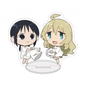 Girls' Last Tour Acrylic Stand Chito Yuuri Q Version Standee Anime Figure Desktop Custom Charm Phone Personalized, Keychain, Mô Hình Đứng Standee Anime, In 2 Mặt, Cao 6cm, Trang Trí Decor Bàn Học, Balo