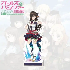 Girls Und Panzer Senshado Daisakusen 7th Anniversary Acrylic Stand, Miho Nishizumi Figure Custom Charm Phone Personalized, Keychain, Mô Hình Đứng Standee Anime,  In 2 Mặt, Cao 6cm, Trang Trí Decor Bàn Học, Balo