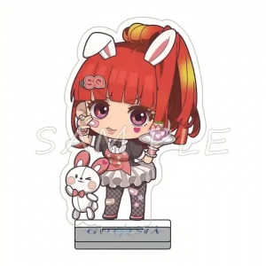 Gnosia Acrylic Stand Figures Keychain Bunny Ear Cute Desktop Table Decor Ornament Custom Charm Phone Personalized, Keychain, Mô Hình Đứng Standee Anime, In 2 Mặt, Cao 6cm, Trang Trí Decor Bàn Học, Balo
